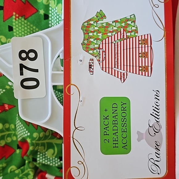New Rare Editions Girls  "CHRISTMAS REINDEER & TREE" 2Piece Set Size 4T - Picture 9 of 9